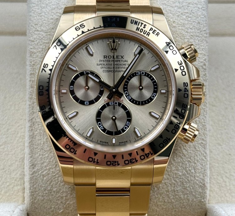 Rolex Daytona Yellow Gold Champagne Dial Yellow Gold Bracelet 126508 Unworn 2024