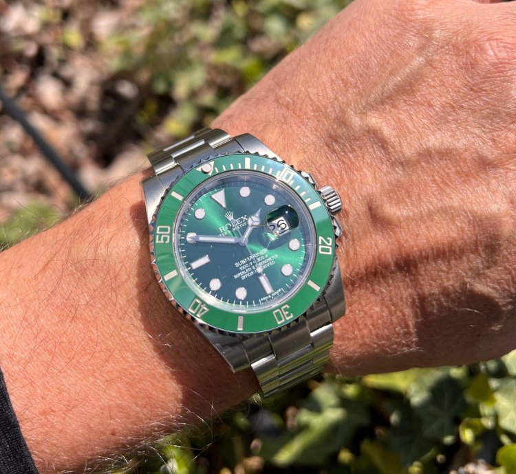 Rolex Submariner Date Hulk New 2011 Full Sticker On Full Set Lc 160