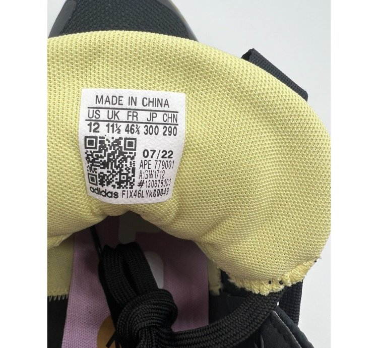 Adidas Harden Vol 6 Black Shoes Gw1712 Men Size 12 Nwt