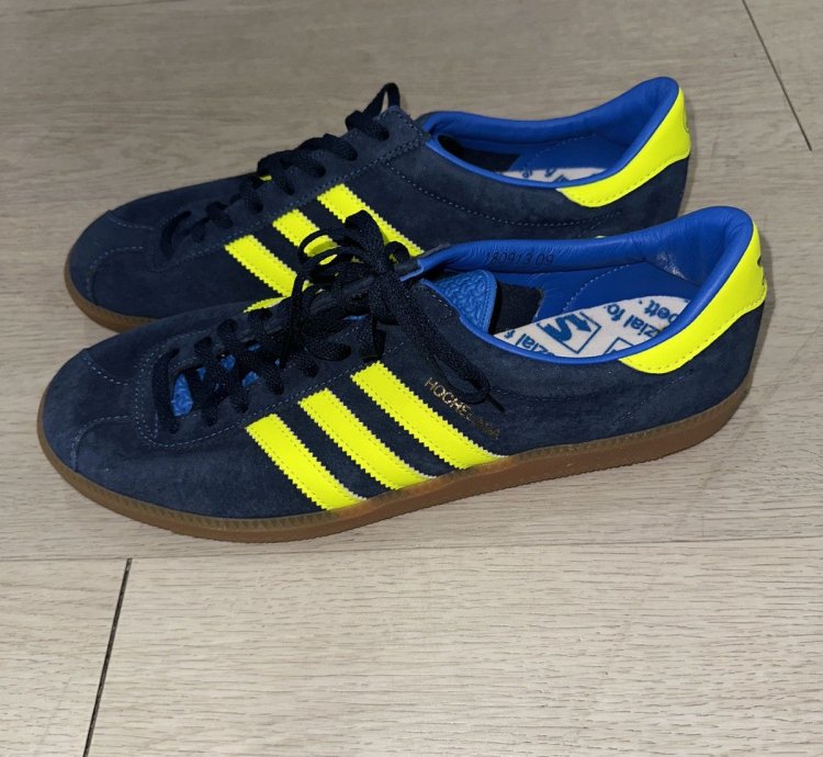 Adidas Hochelaga Spzl Night Indigo Solar Yellow Sneakers