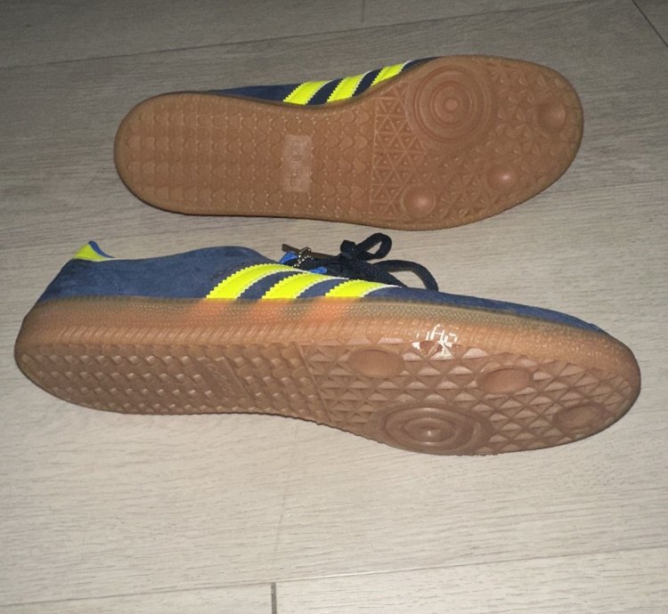 Adidas Hochelaga Spzl Night Indigo Solar Yellow Sneakers
