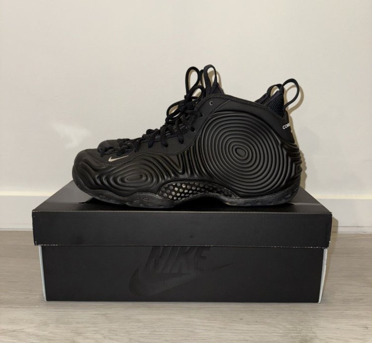Nike Cdg Foamposite Black Us 9
