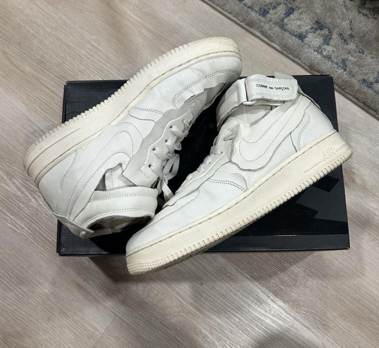Nike Comme Des Gar Ons Air Force 1 Mid