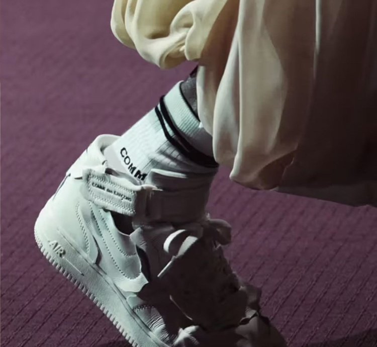 Nike Comme Des Gar Ons Air Force 1 Mid