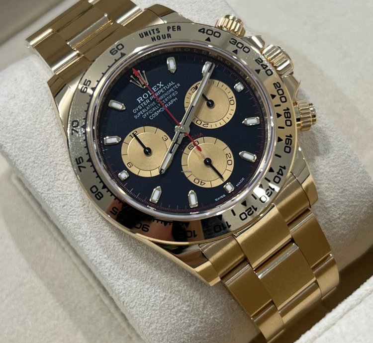 Rolex Daytona Yellow Gold Daytona Paul Newman 2022 Unworn 116508 Box And Papers