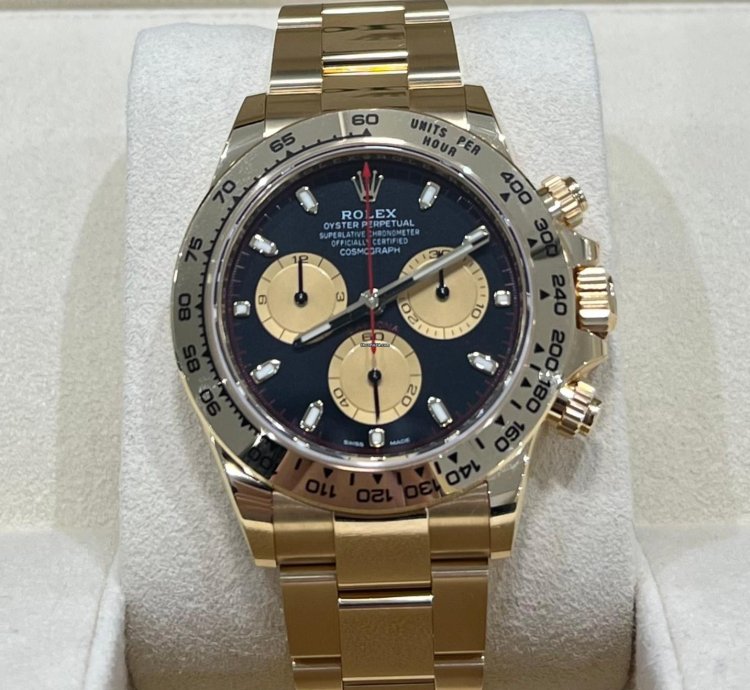 Rolex Daytona Yellow Gold Daytona Paul Newman 2022 Unworn 116508 Box And Papers