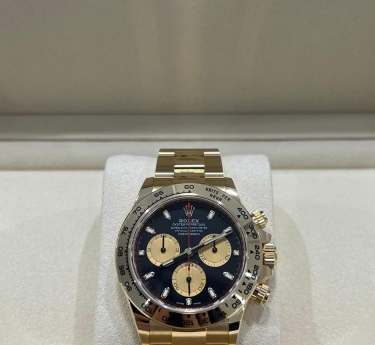 Rolex Daytona Yellow Gold Daytona Paul Newman 2022 Unworn 116508 Box And Papers