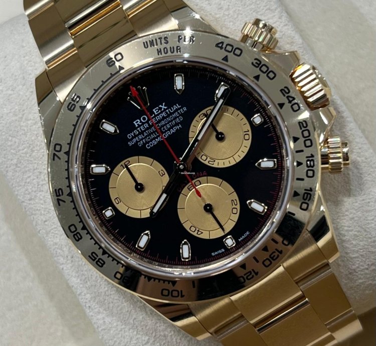 Rolex Daytona Yellow Gold Daytona Paul Newman 2022 Unworn 116508 Box And Papers