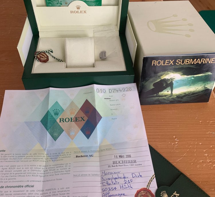 Rolex Submariner Date Kermit Full Set Revision Und Aufarbeitung Mitte 2022