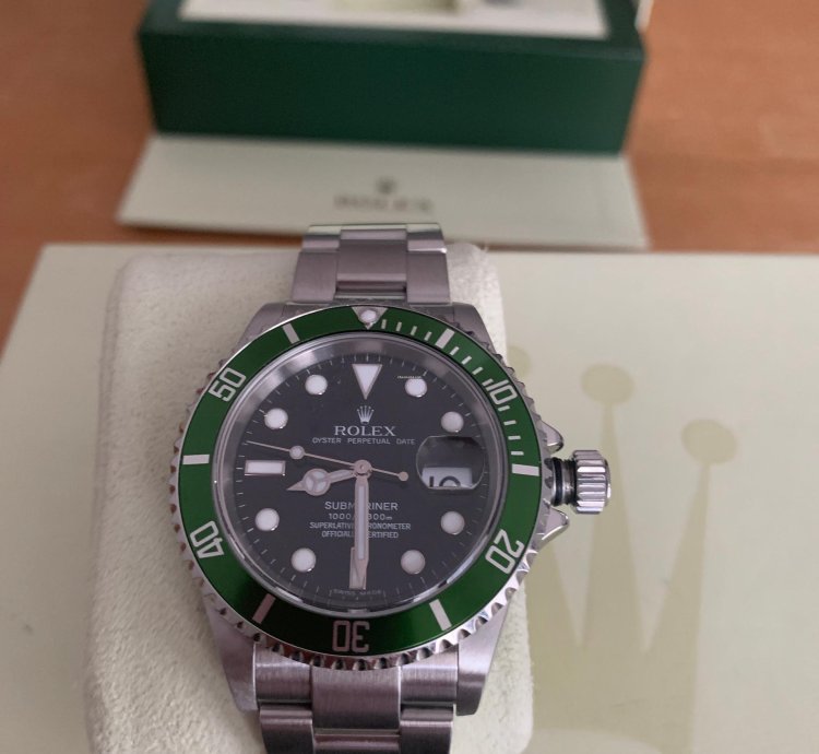 Rolex Submariner Date Kermit Full Set Revision Und Aufarbeitung Mitte 2022
