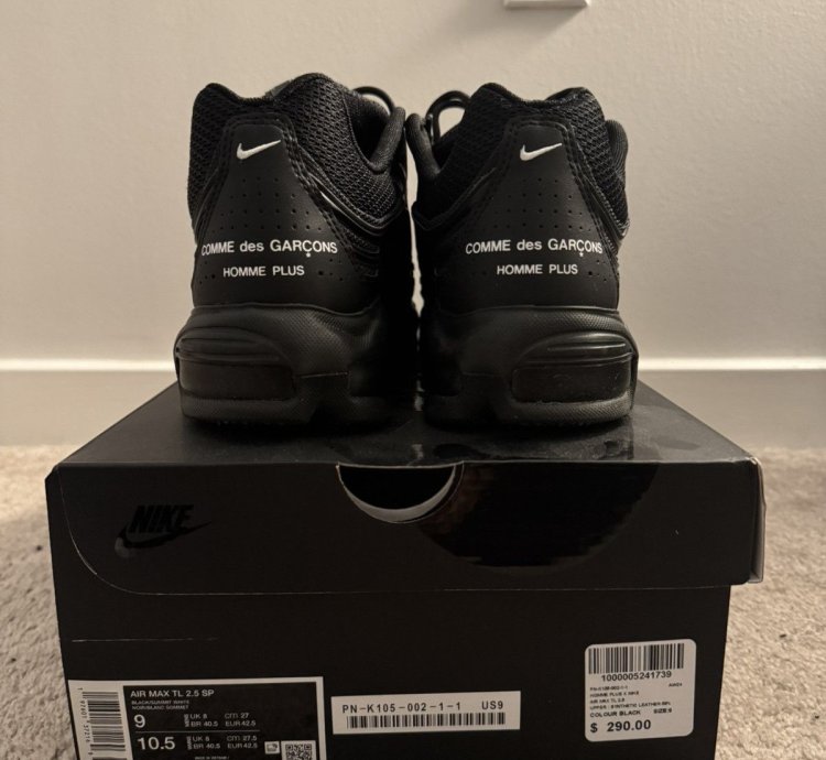 Nike Comme Des Gar Ons Homme Plus Air Max Tl 2 5 Black