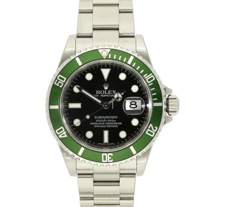Rolex Submariner Date Kermit Full Sticker On Full Set 2010