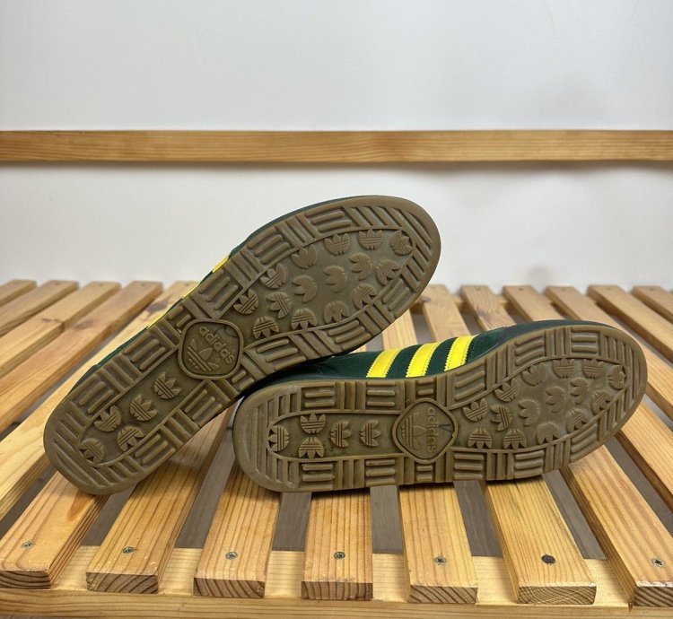 Adidas Jeans Green Shoes Sneakers Vintage