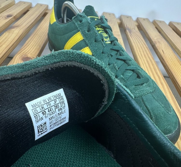 Adidas Jeans Green Shoes Sneakers Vintage