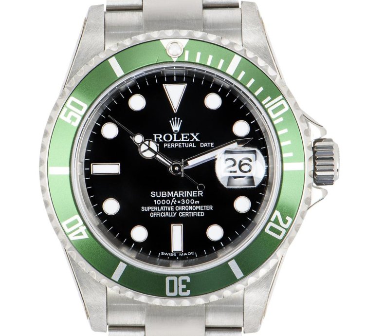 Rolex Submariner Date Kermit Nos 16610lv
