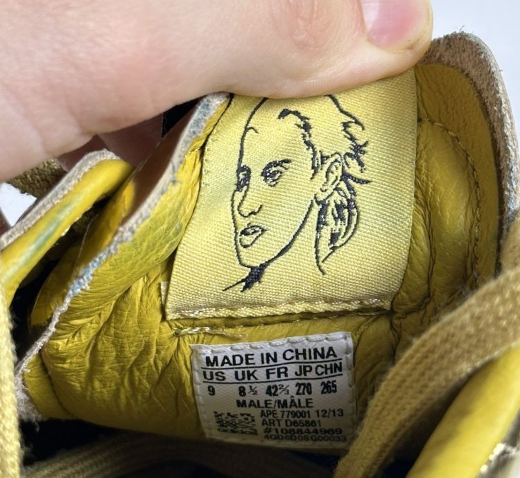 Adidas Jeremy Scott Gold Laver Sneakers