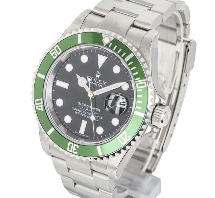 Rolex Submariner Date Kermit Nos 16610lv
