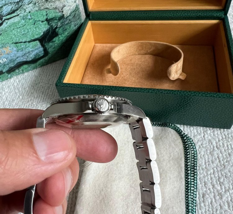 Rolex Submariner Date Kermit Nos Fat Four Mk1 Full Set Sticker 16610lv