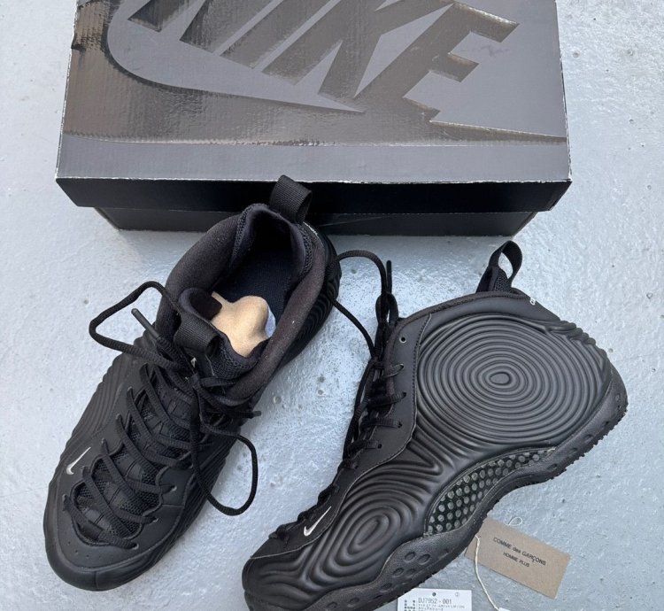 Nike Comme Des Garcons Homme Plus Air Foamposite One Black