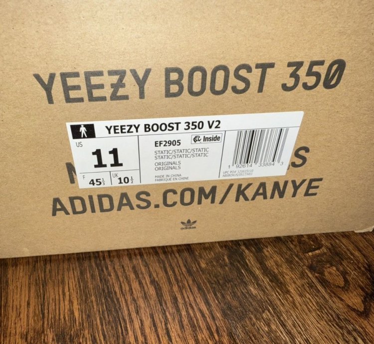 Adidas Kanye West Yeezy Boost 350 V2 Static Ef2905 Size 11