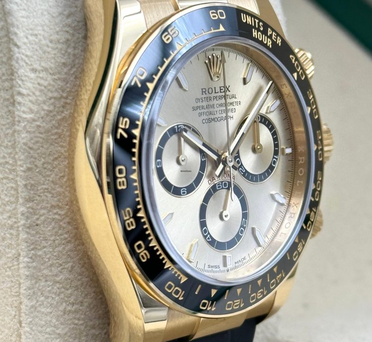Rolex Daytona Yellow Gold Oysterflex Champagne 126518ln Unworn 2024