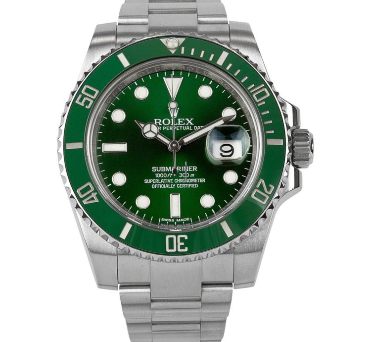 Rolex Submariner Date Oyster Perpetual Submariner Stainless Steel Hulk 116610lv