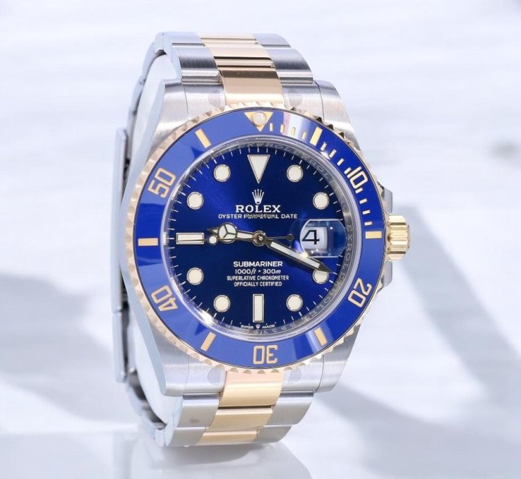 Rolex Submariner Date Oyster Submariner Gold Steel Blue Dial 41 Mm Unworn 2024