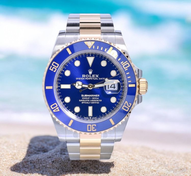 Rolex Submariner Date Oyster Submariner Gold Steel Blue Dial 41 Mm Unworn 2024