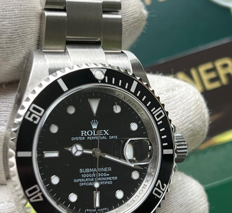 Rolex Submariner Date Ref 16610 Neu Open Papers Lc 100 Deutsch Verklebt