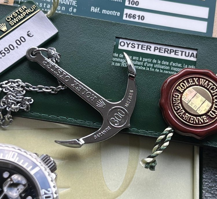 Rolex Submariner Date Ref 16610 Neu Open Papers Lc 100 Deutsch Verklebt