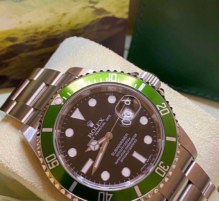 Rolex Submariner Date Rrr Bezel Green New Stickers