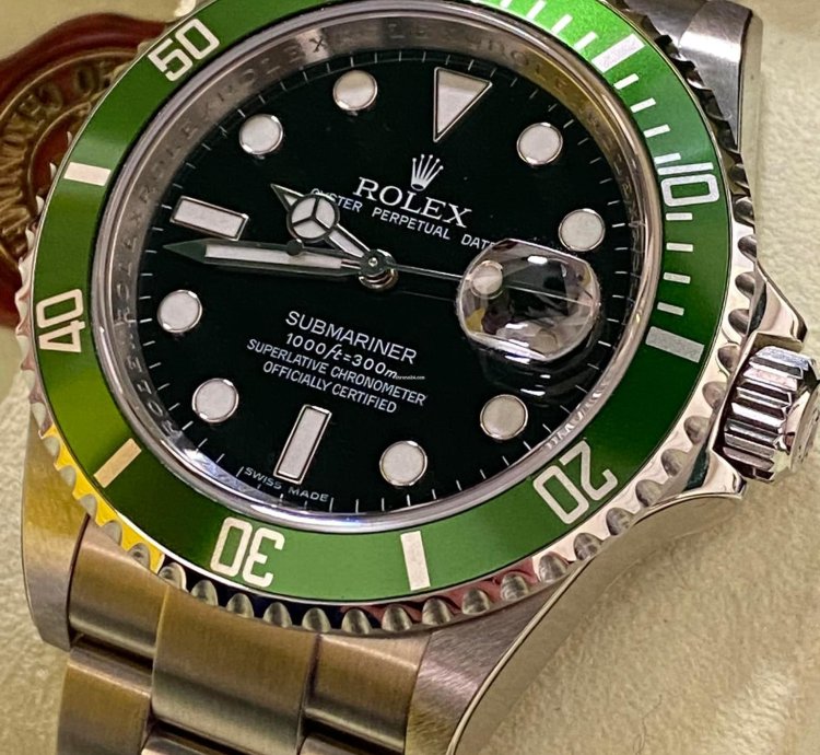 Rolex Submariner Date Rrr Bezel Green New Stickers