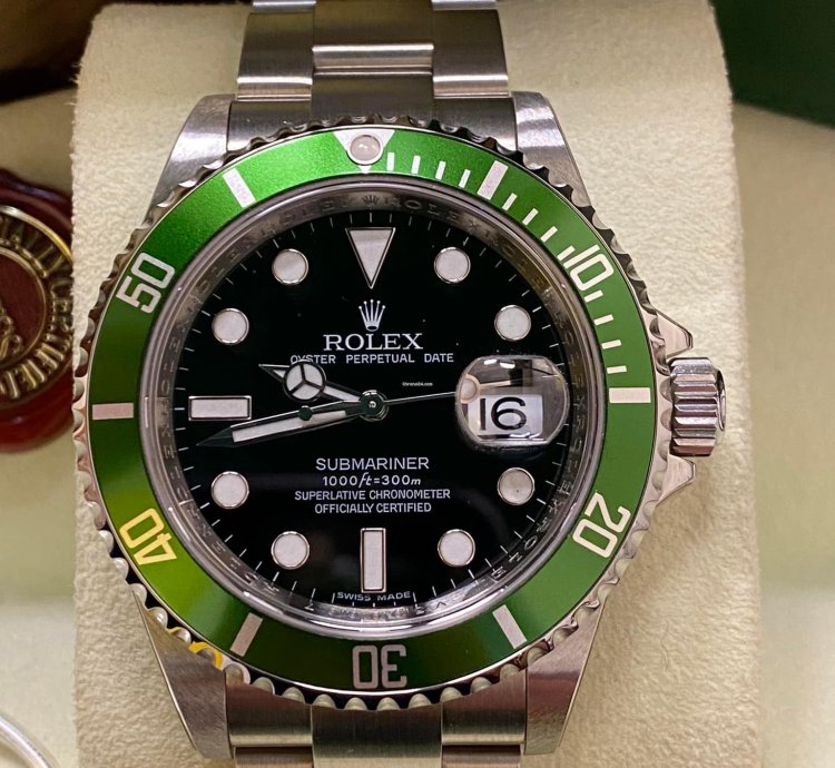 Rolex Submariner Date Rrr Bezel Green New Stickers