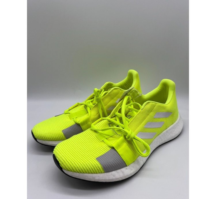 Adidas Men Senseboost Go Neon Yellow Sneakers Ef1580 10