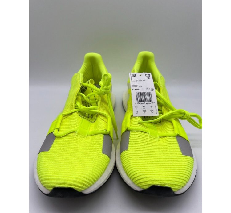 Adidas Men Senseboost Go Neon Yellow Sneakers Ef1580 10