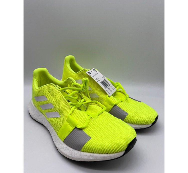 Adidas Men Senseboost Go Neon Yellow Sneakers Ef1580 10