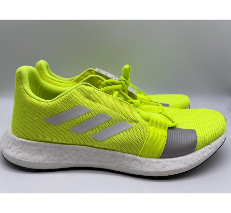 Adidas Men Senseboost Go Neon Yellow Sneakers Ef1580 10