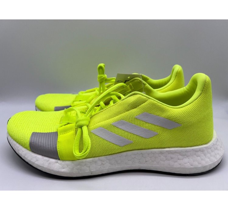 Adidas Men Senseboost Go Neon Yellow Sneakers Ef1580 10