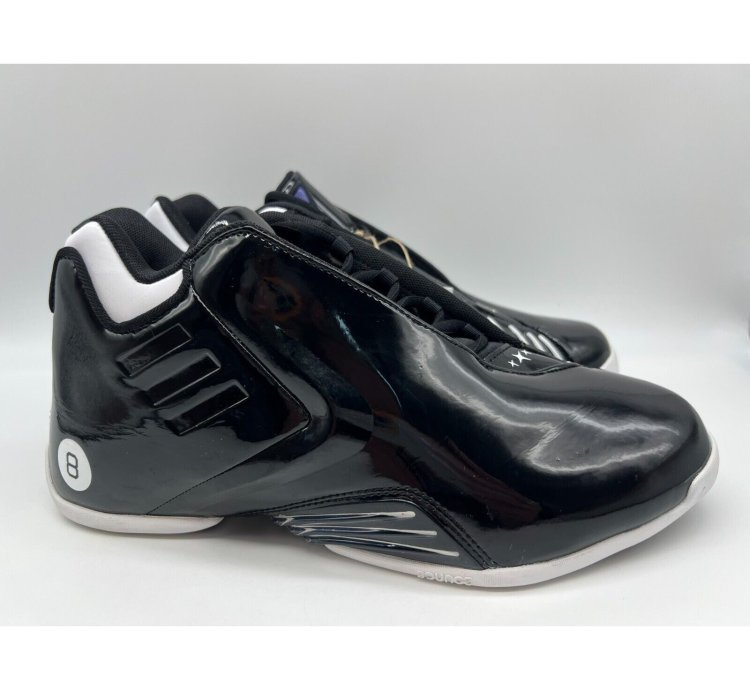 Adidas Men Tmac 3 Restomod Magic 8 Ball Black White Size 7