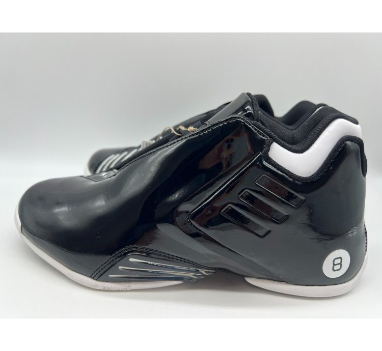 Adidas Men Tmac 3 Restomod Magic 8 Ball Black White Size 7