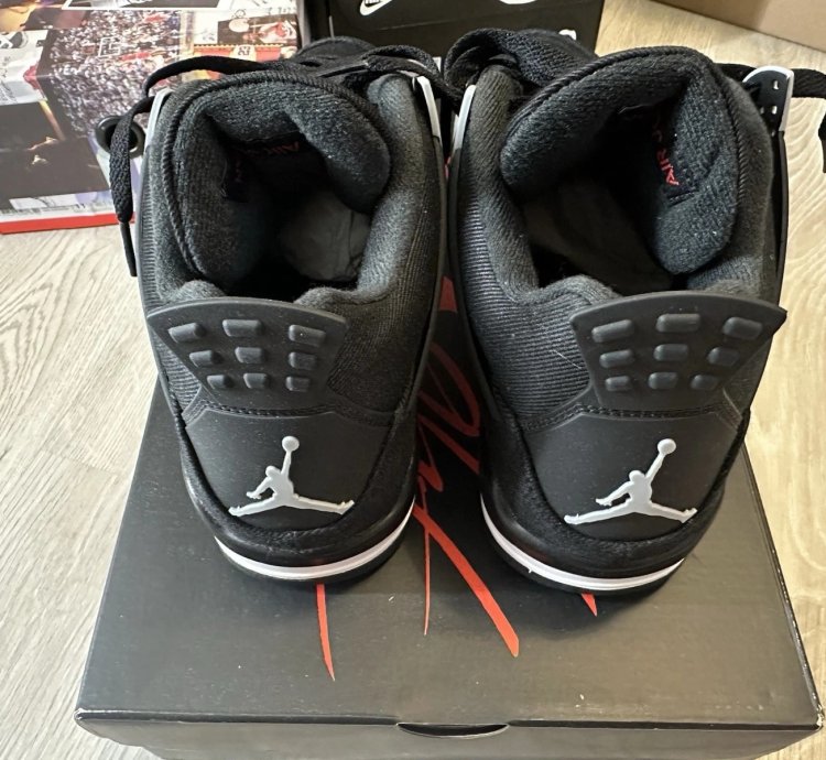 Jordan 4 Retro Se Black Canvas