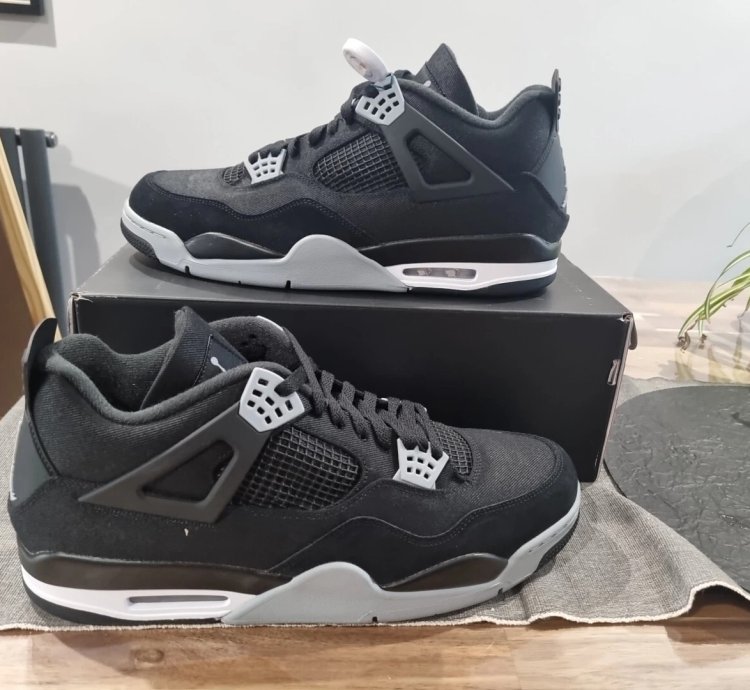 Jordan 4 Retro Se Black Canvas