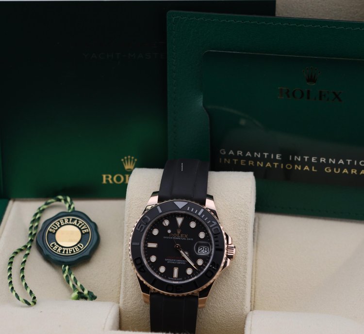 Rolex Yacht-master 37 268655 Oysterflex Full Set Unworn