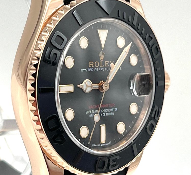 Rolex Yacht-master 37 37mm Rose Gold Oysterflex 268655 Unworn 2024