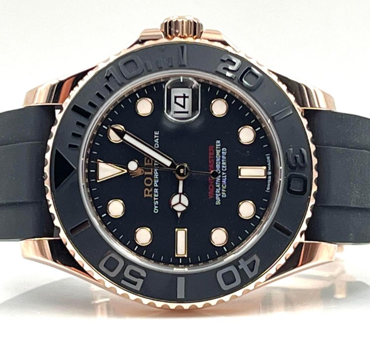 Rolex Yacht-master 37 37mm Rose Gold Oysterflex 268655 Unworn 2024