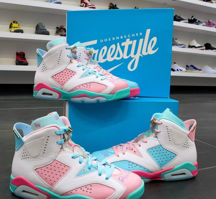 Jordan 6 Retro Doernbecher Jillian womens