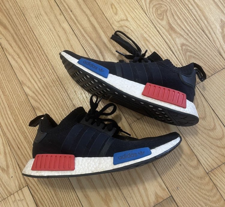 Adidas Nmd Core Black Lush Red Og Red Blue Size 9