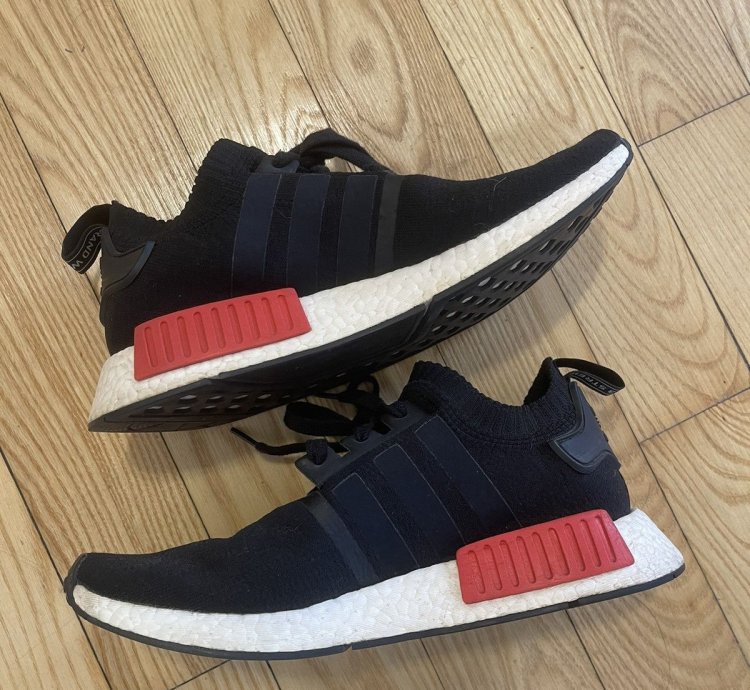 Adidas Nmd Core Black Lush Red Og Red Blue Size 9
