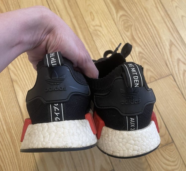 Adidas Nmd Core Black Lush Red Og Red Blue Size 9