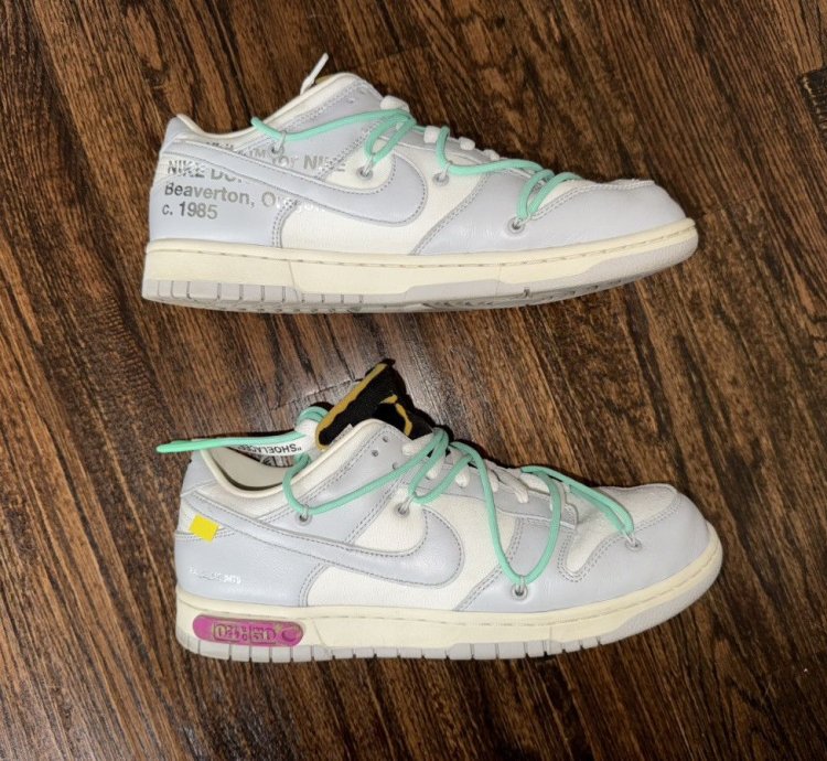 Nike Dunk Low Off-white Lot 4 Of 50 Size Men Us 10 5
